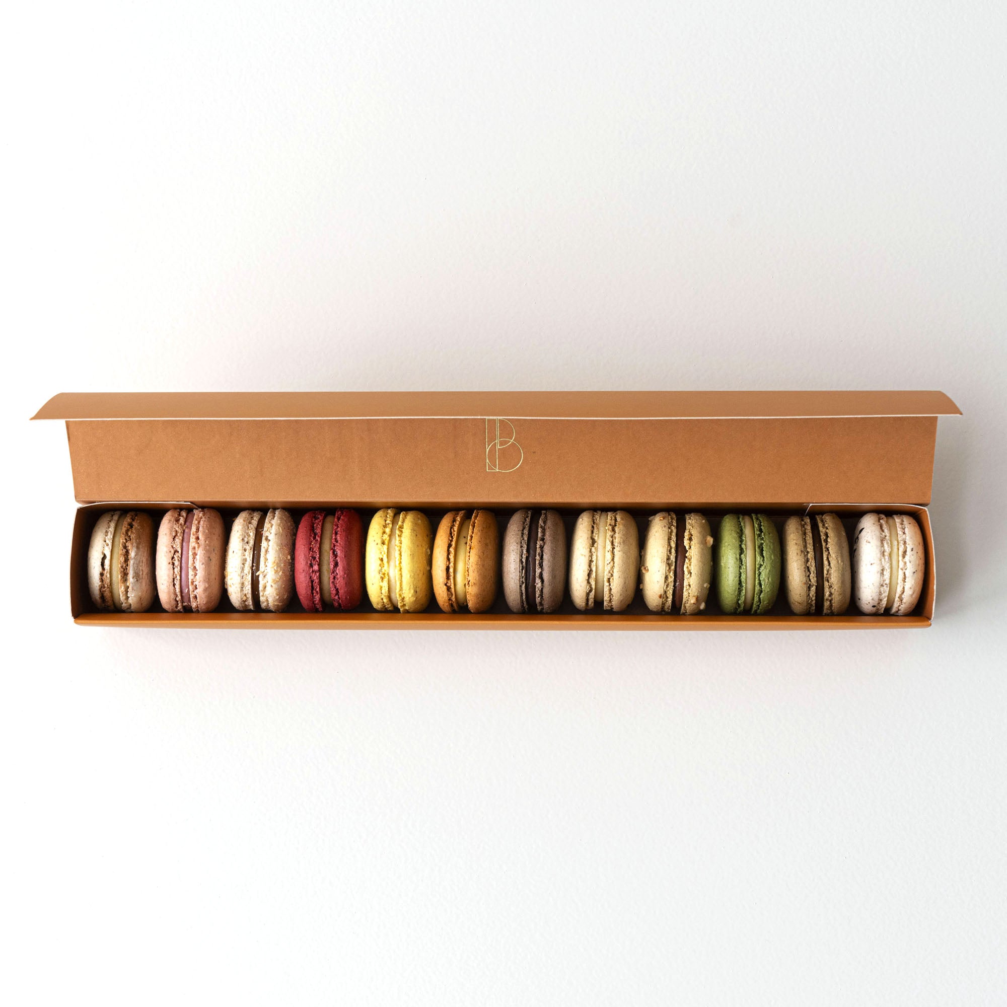 Caja macarons x 12