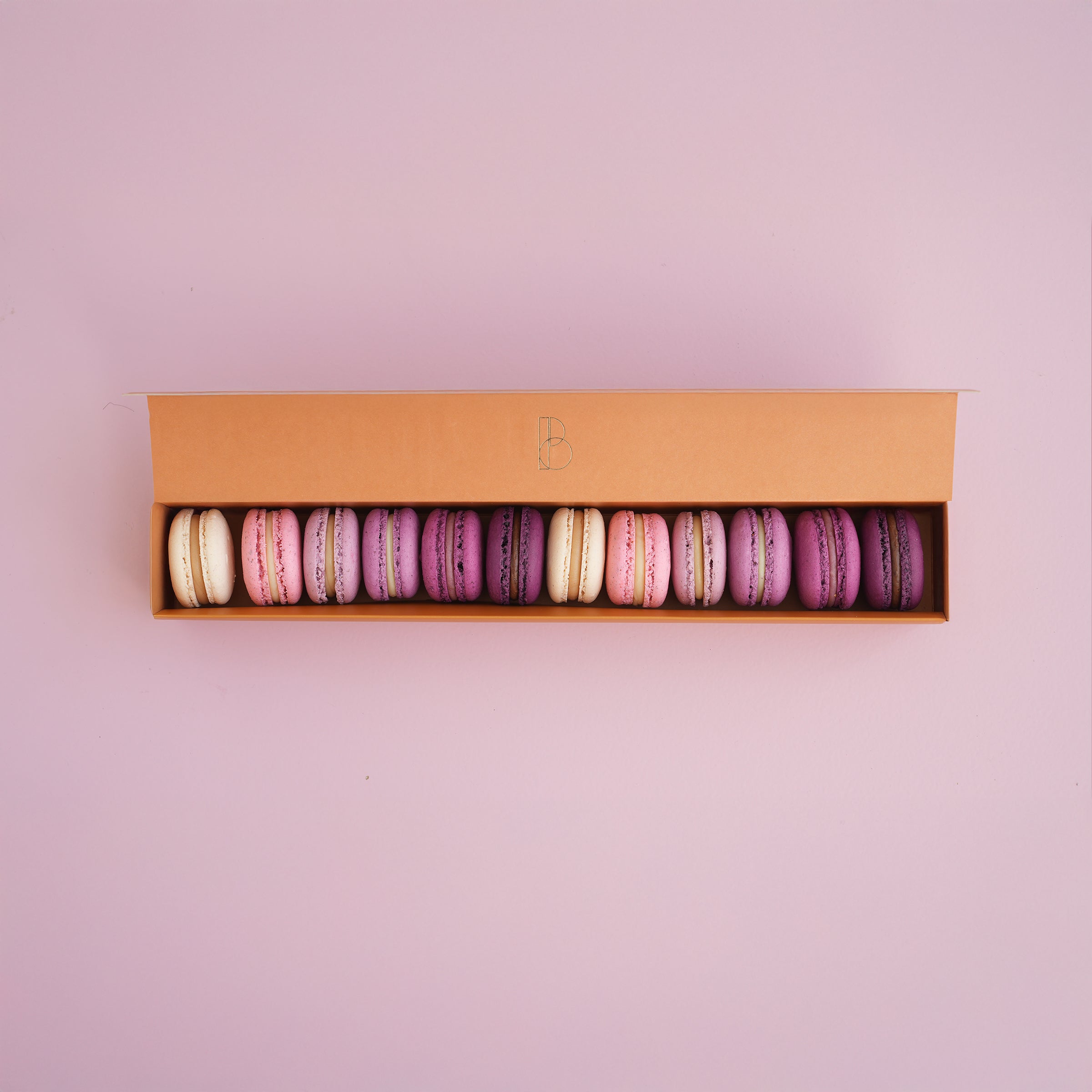 Caja macarons x 12